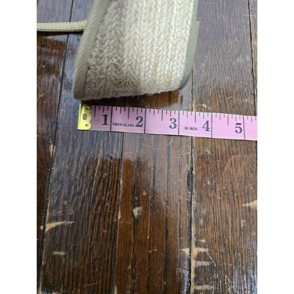 Joie Lila Straw Jute Wedge Sandals Espadrille Woven Natural - Picture 9 of 11